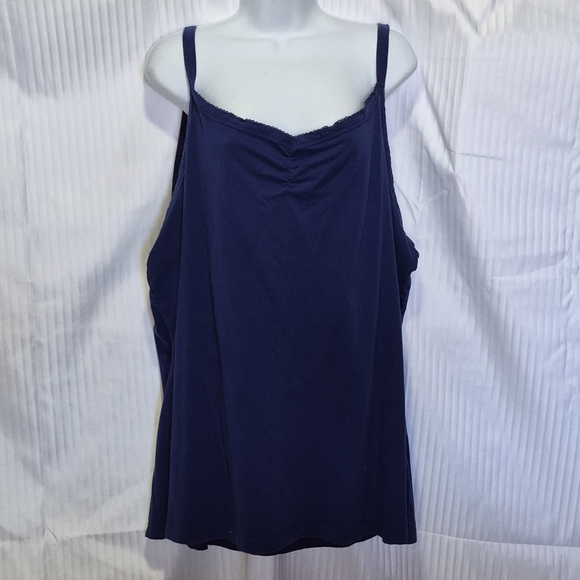 Navy Blue Sleeveless Top - Picture 4 of 7